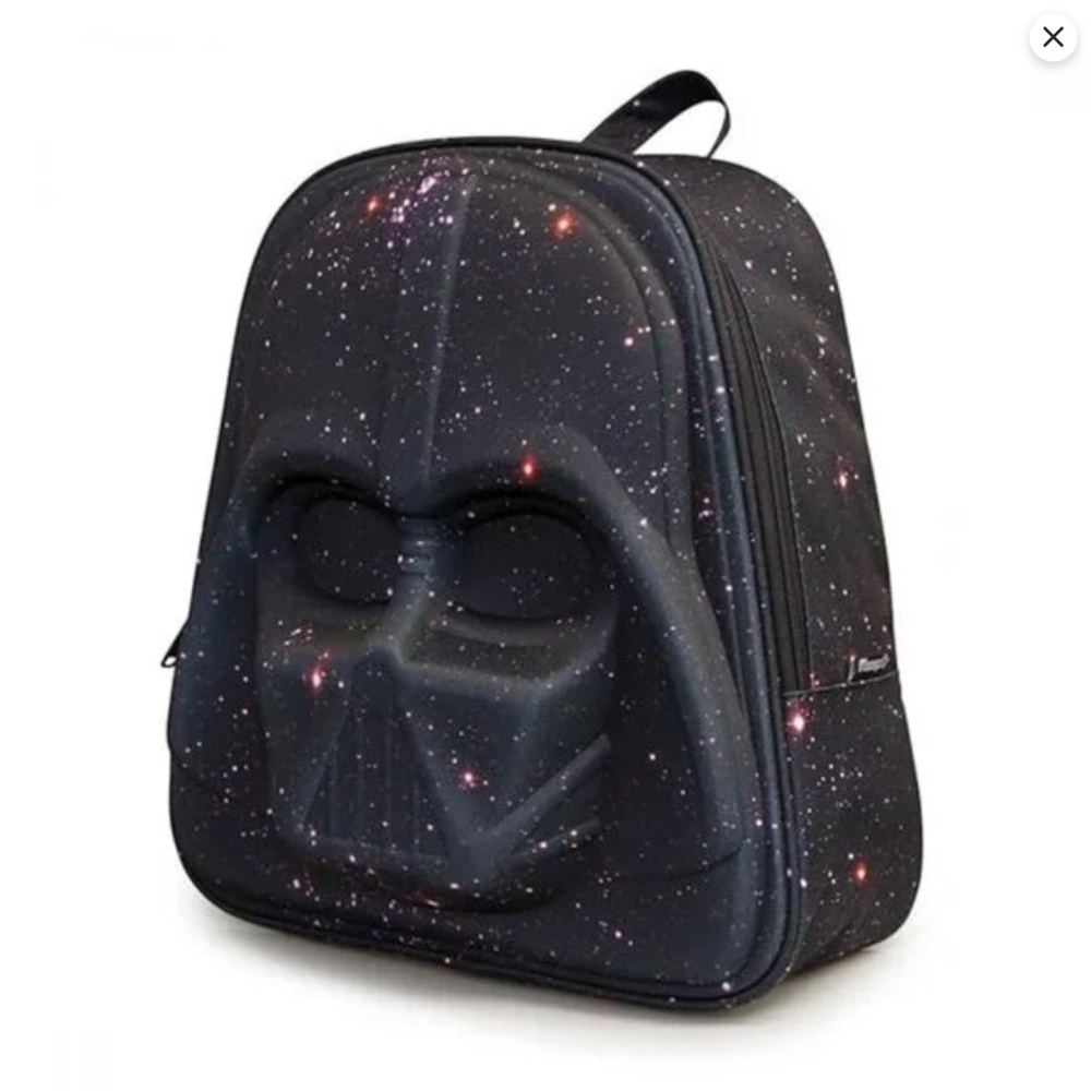 Loungefly Star Wars Darth Vader 3D Molded Galaxy Print Nylon Backpack
